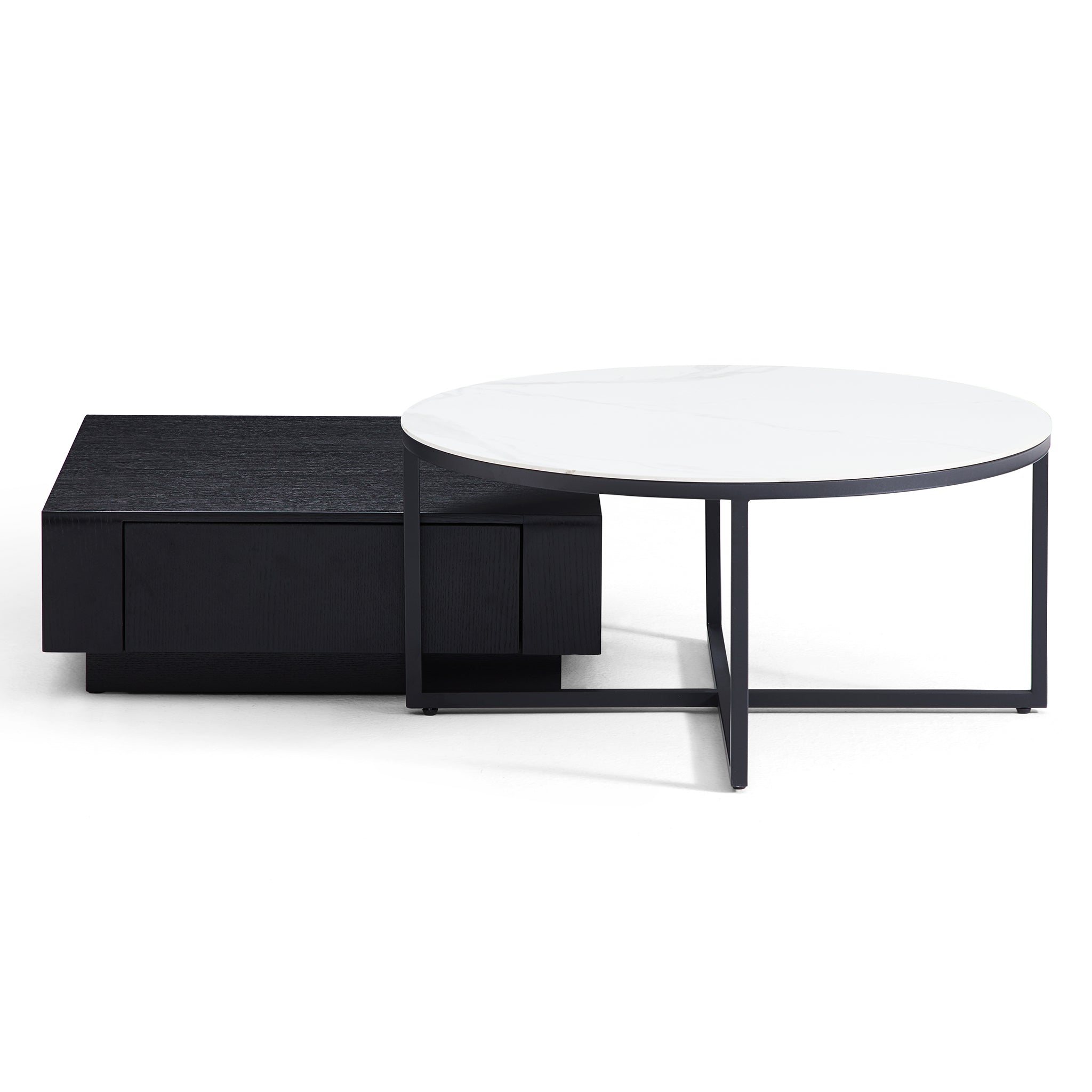 Clarence Round & Square Coffee Table Set