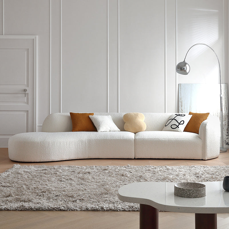 Crescent Bay Wabi-Sabi White Sofa