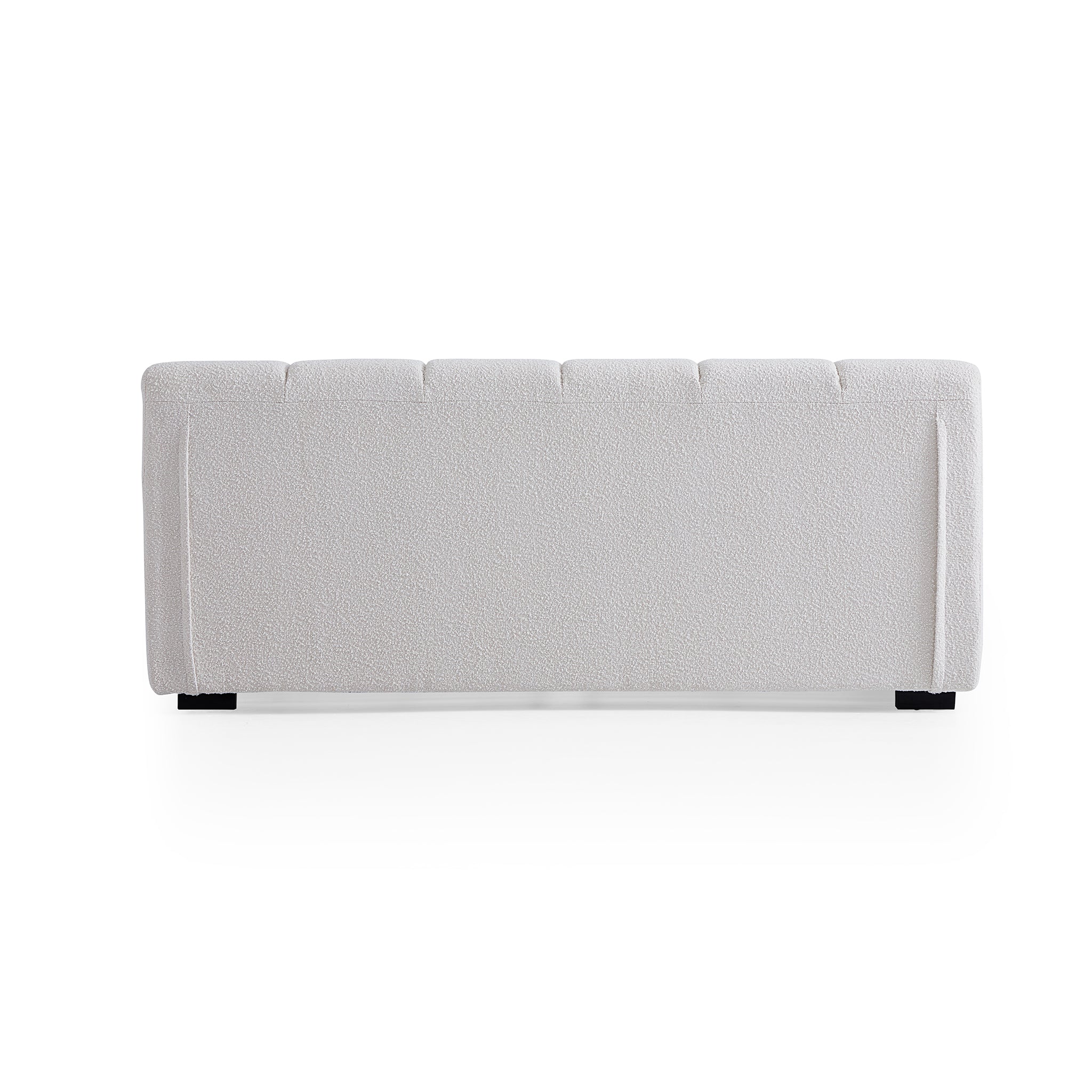 Cushy Boucle Fabric Bed