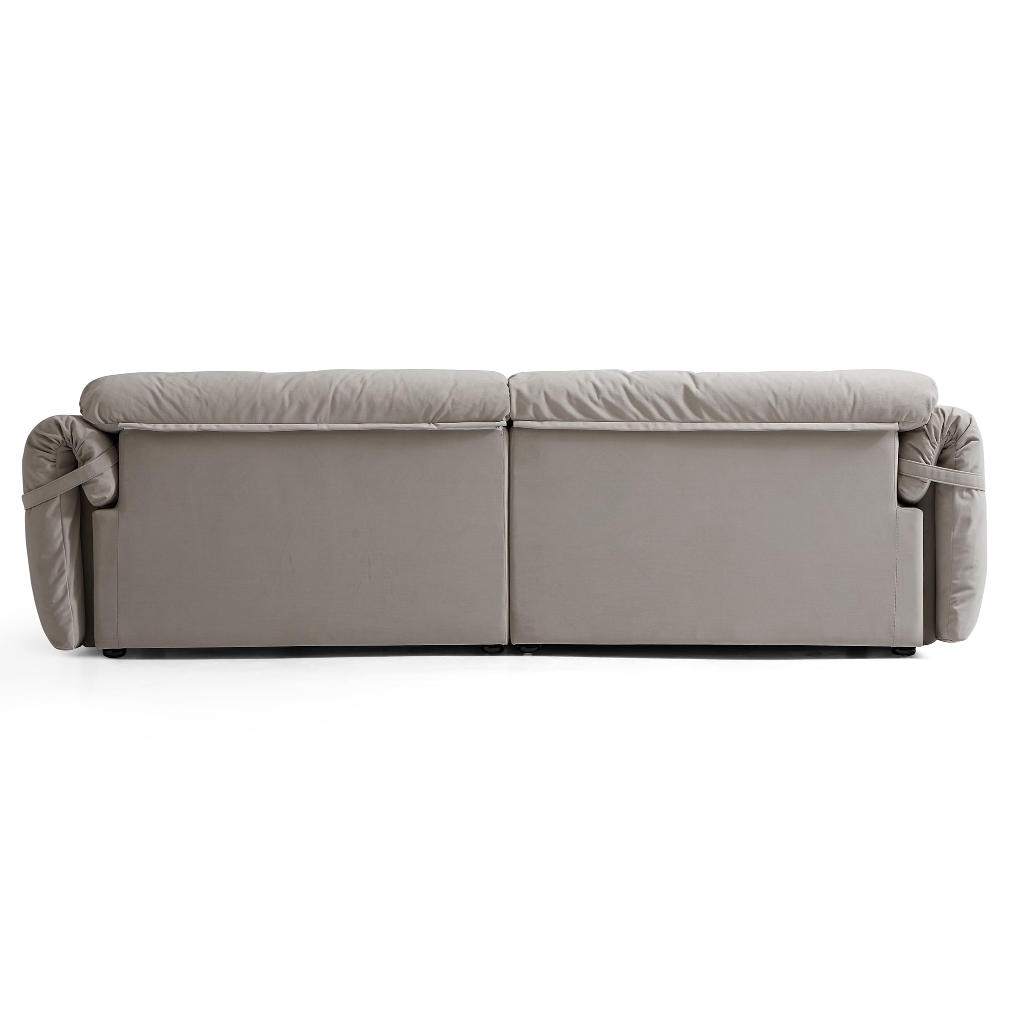 Butter Yellow Tufted Sofa