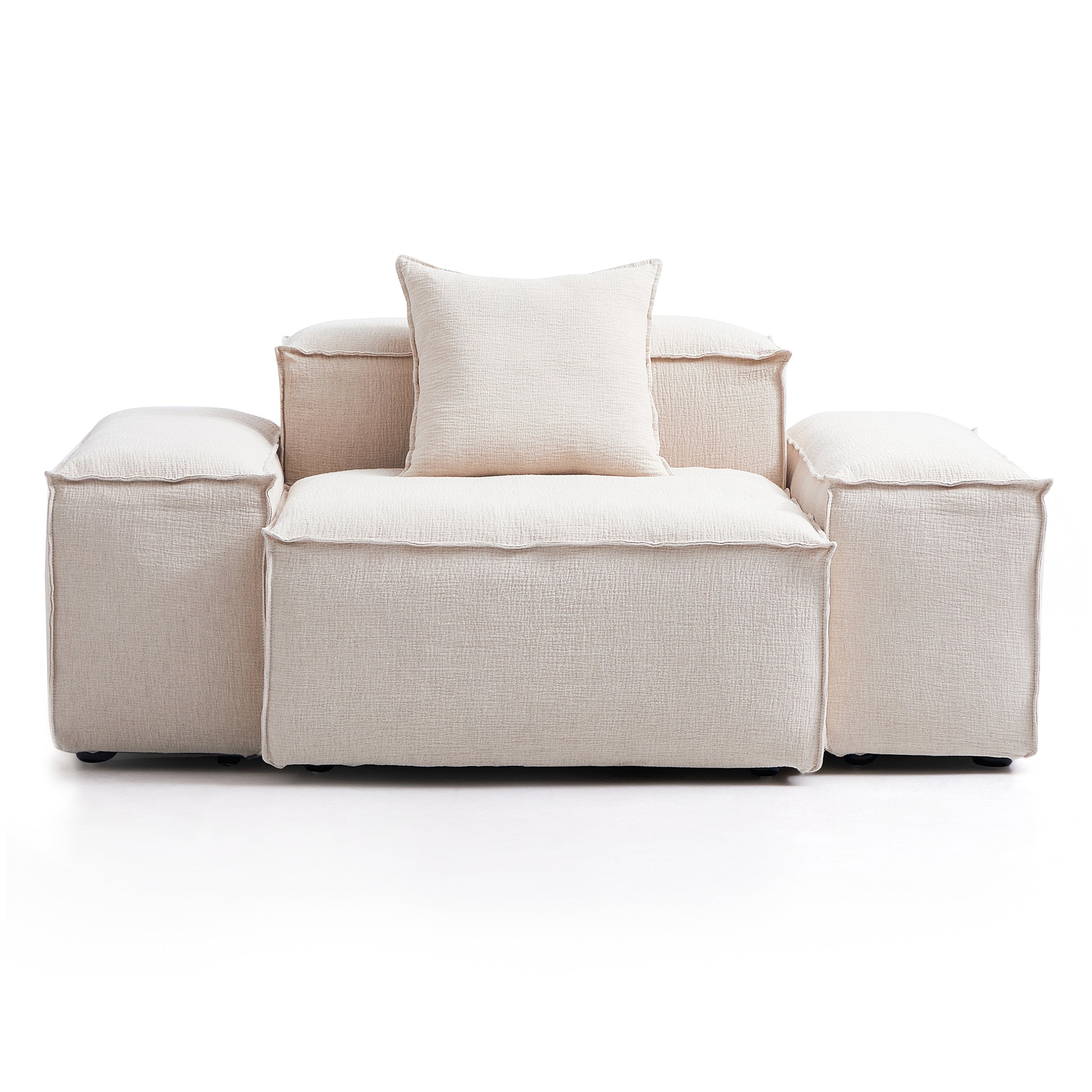 Freedom Modular Khaki Accent Armchair