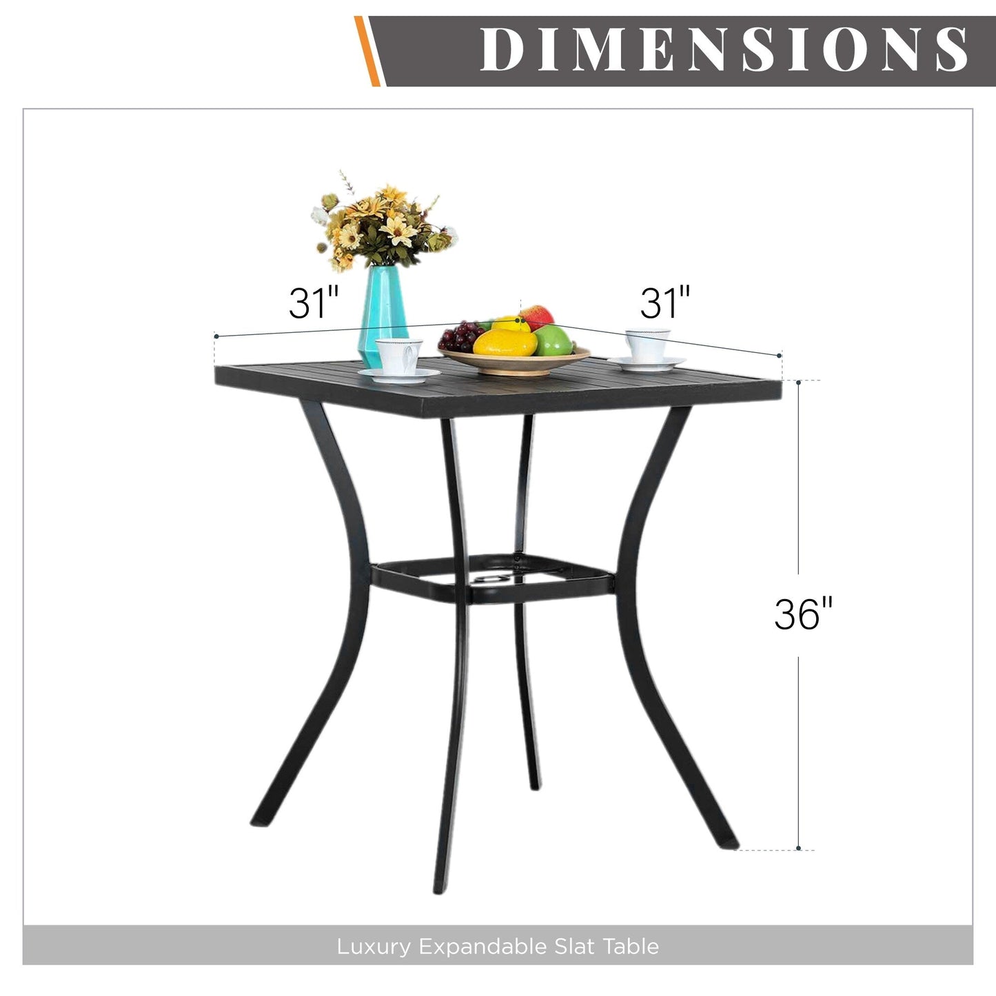 Ensemble de tabourets de bar de patio 3/5 pièces MAISON ARTS comprenant 1 table de bar et 2/4 tabourets de bar hauts pivotants en textilène