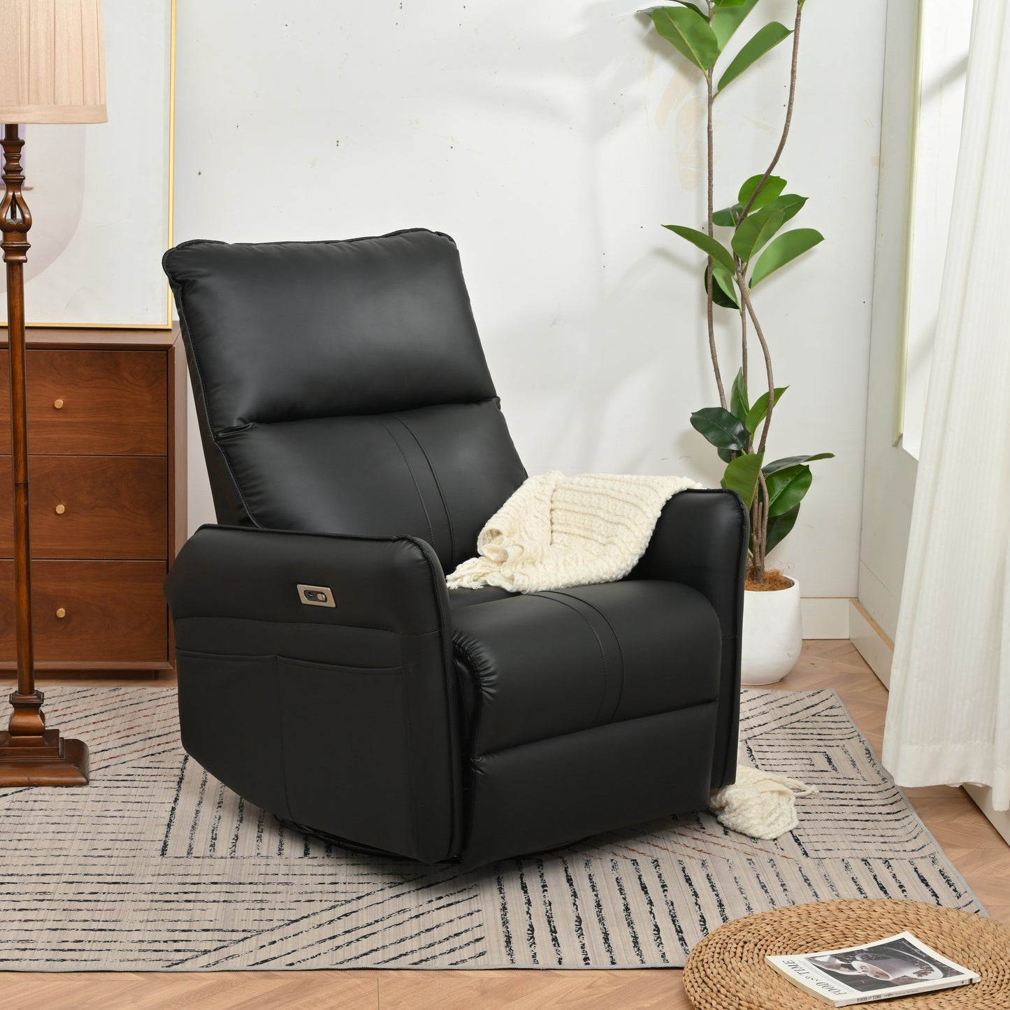 Fauteuil inclinable pivotant à 360°