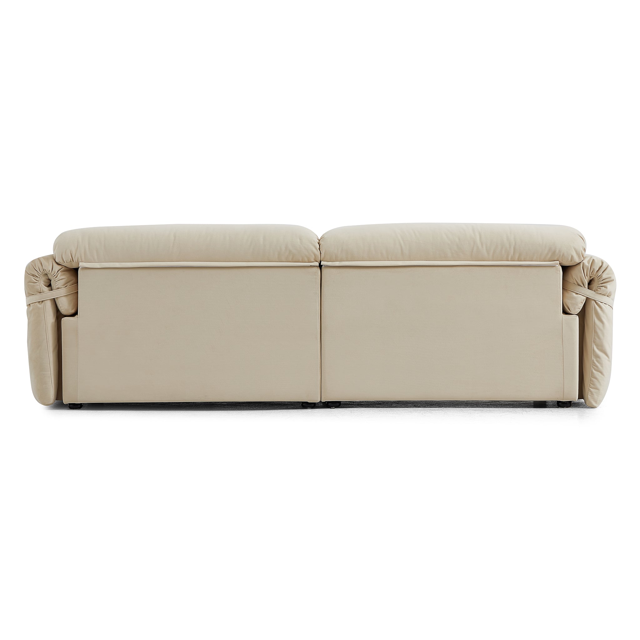 Butter Yellow Tufted Sofa