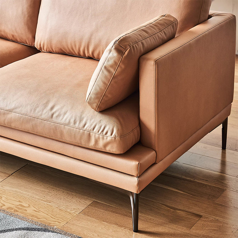 Chic Camel Leathaire Couch