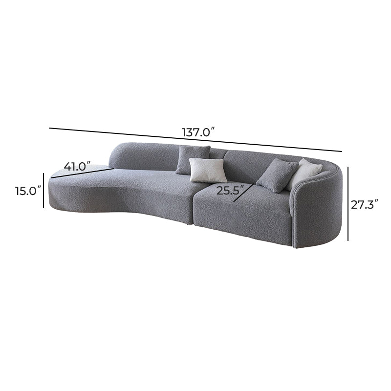 Crescent Bay Wabi-Sabi White Sofa