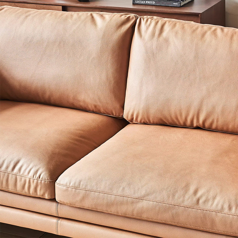 Chic Camel Leathaire Couch