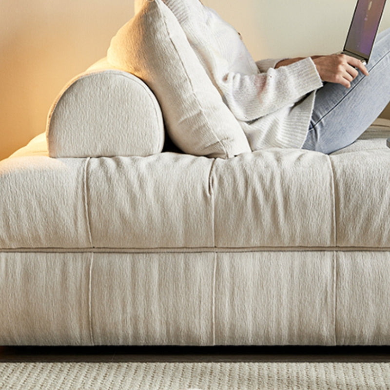 Block Modular White Sectional