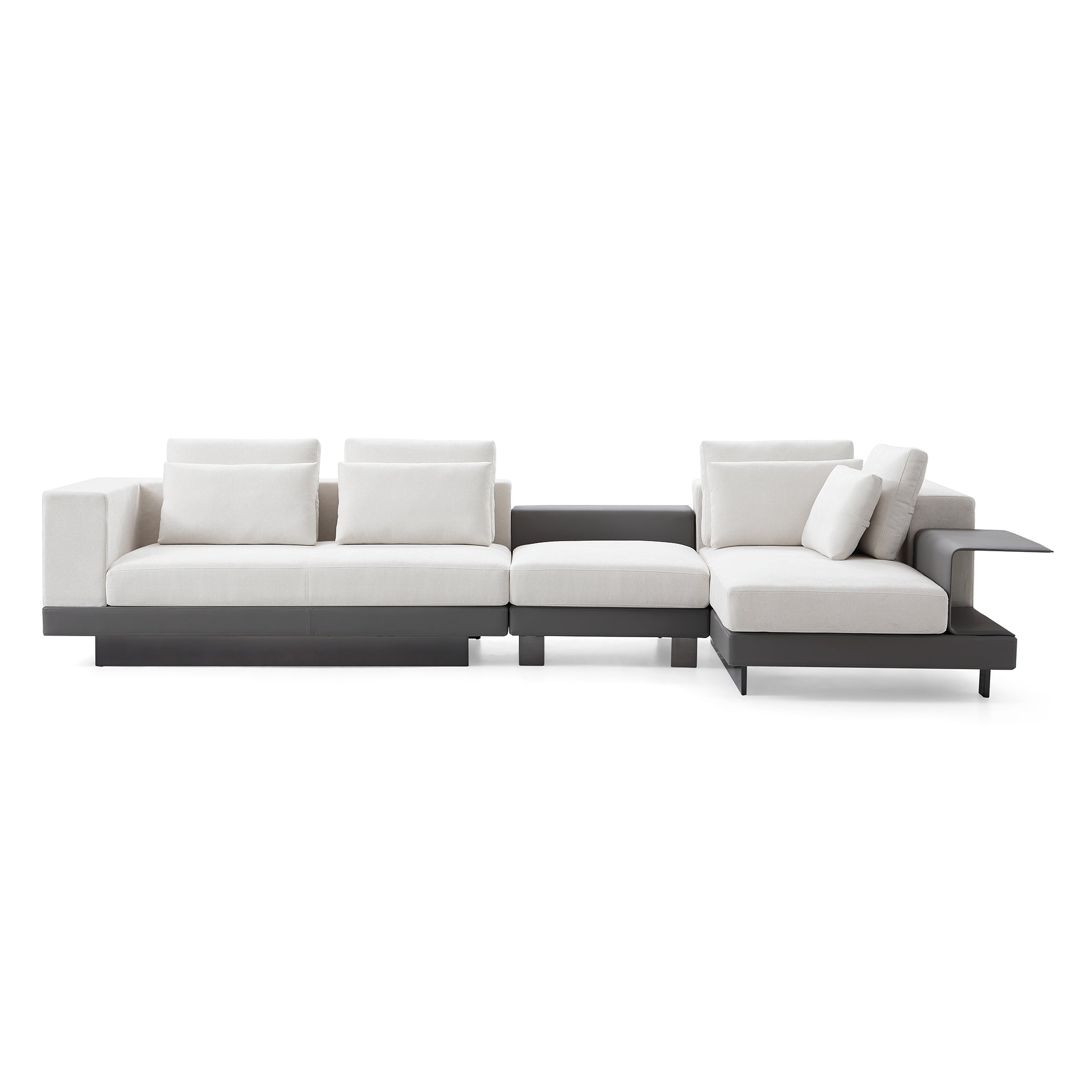 Connery Minimalist Blue Sectional