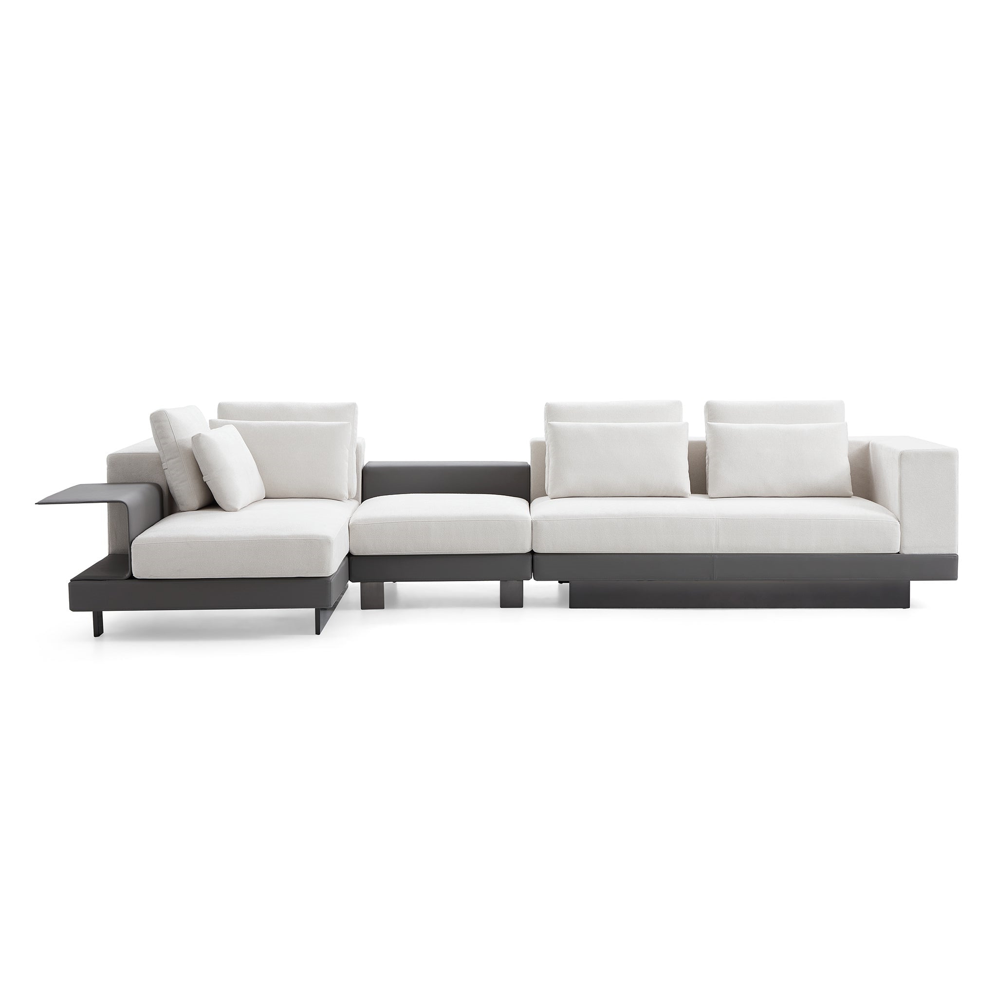 Connery Minimalist Blue Sectional
