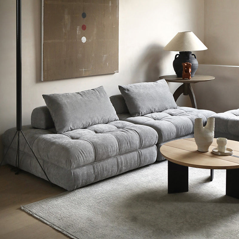 Block Modular Gray Sectional