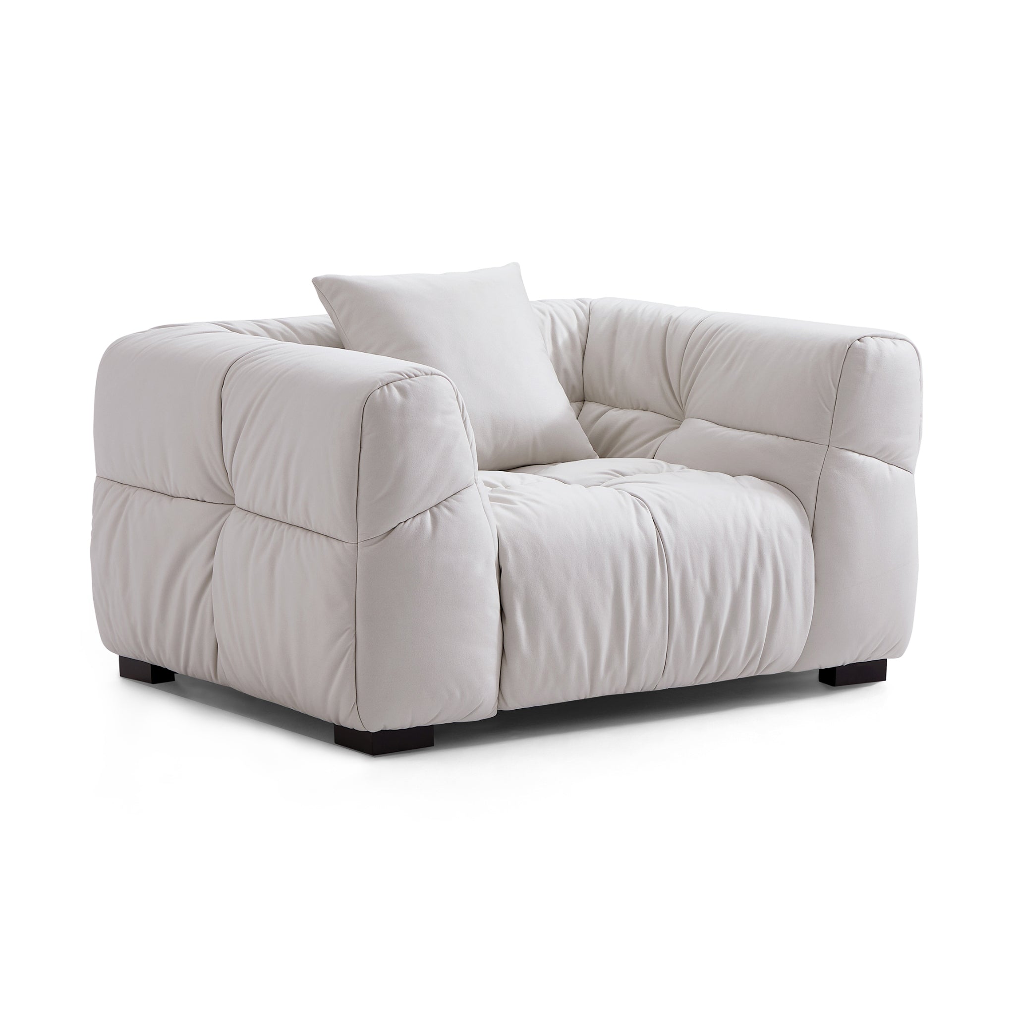 Boba Black Leathaire Armchair