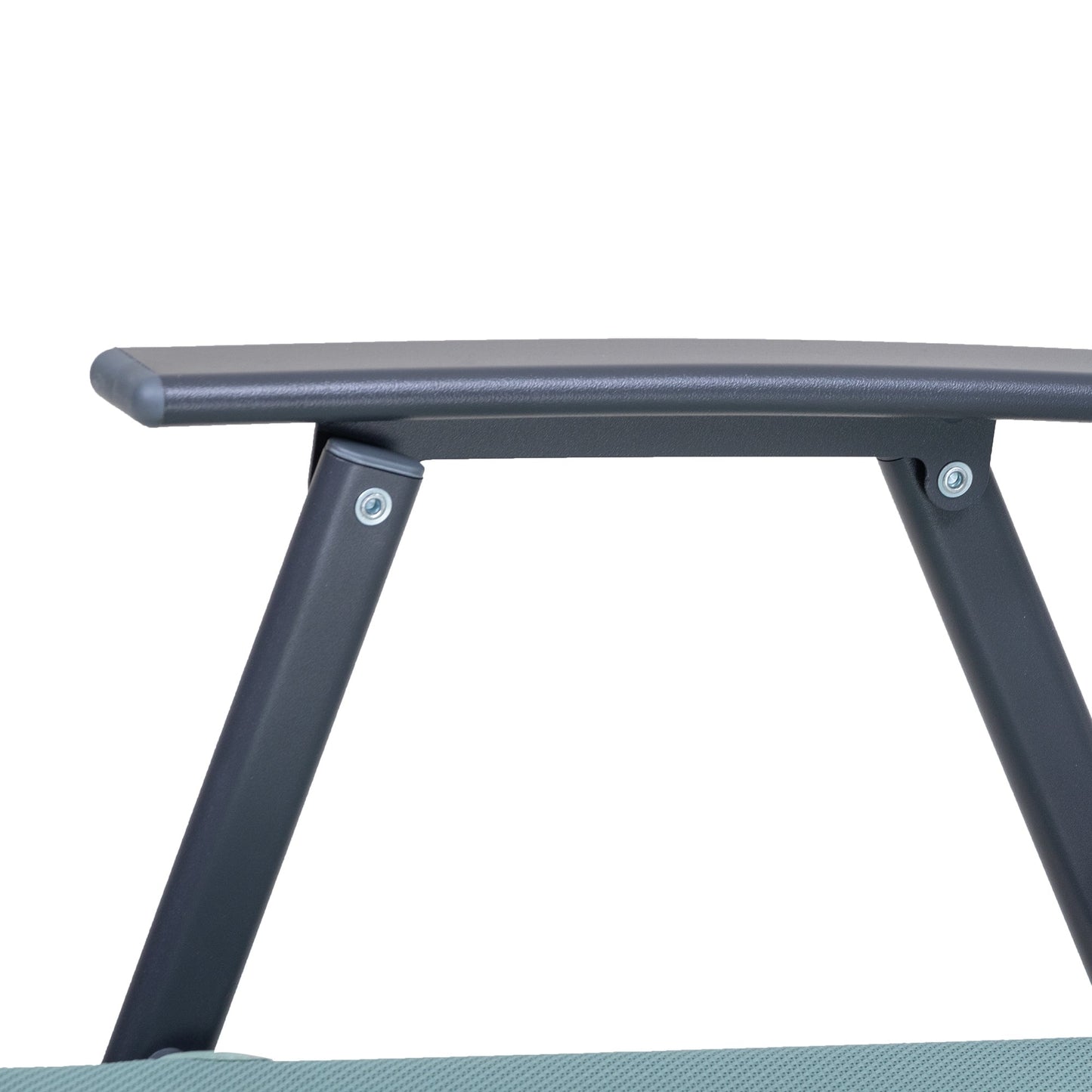 Ensemble de salle à manger d'extérieur 5 pièces avec chaises pliantes et table en verre avec trou pour parasol - Voir les spécifications