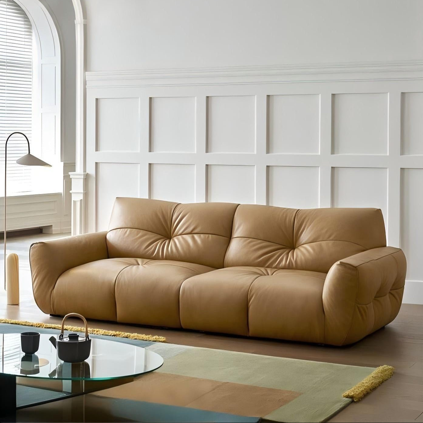 Cocoa Loaf Leather Sofa