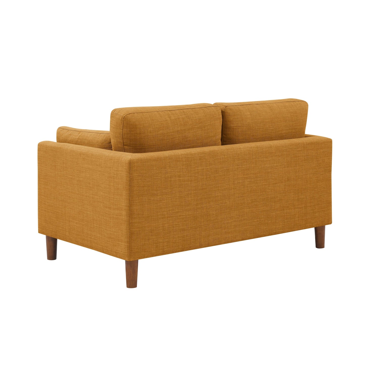 Causeuse en tissu avec pieds en bois - 34 P x 57 L x 33,5 H