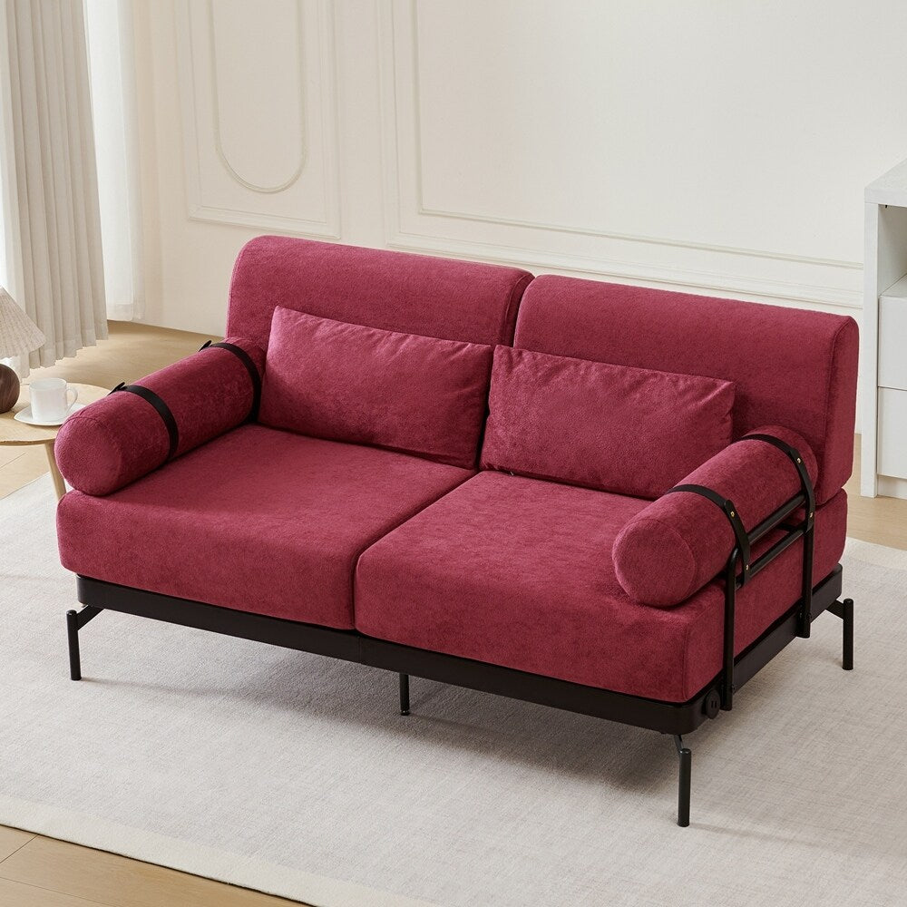 Canapé-lit 2 places de 59 pouces avec ports USB flexibles