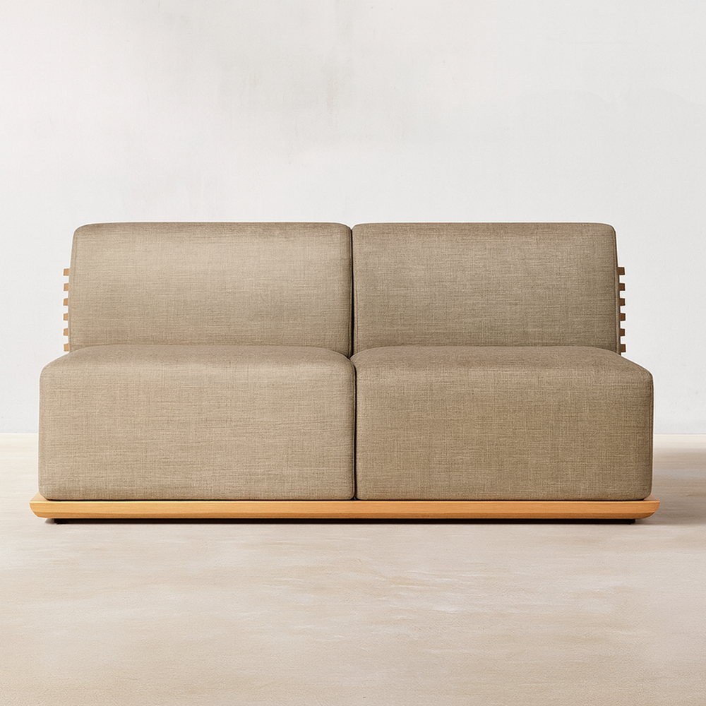 Solana Designer Teak Outdoor Sofa & Lounge Set
