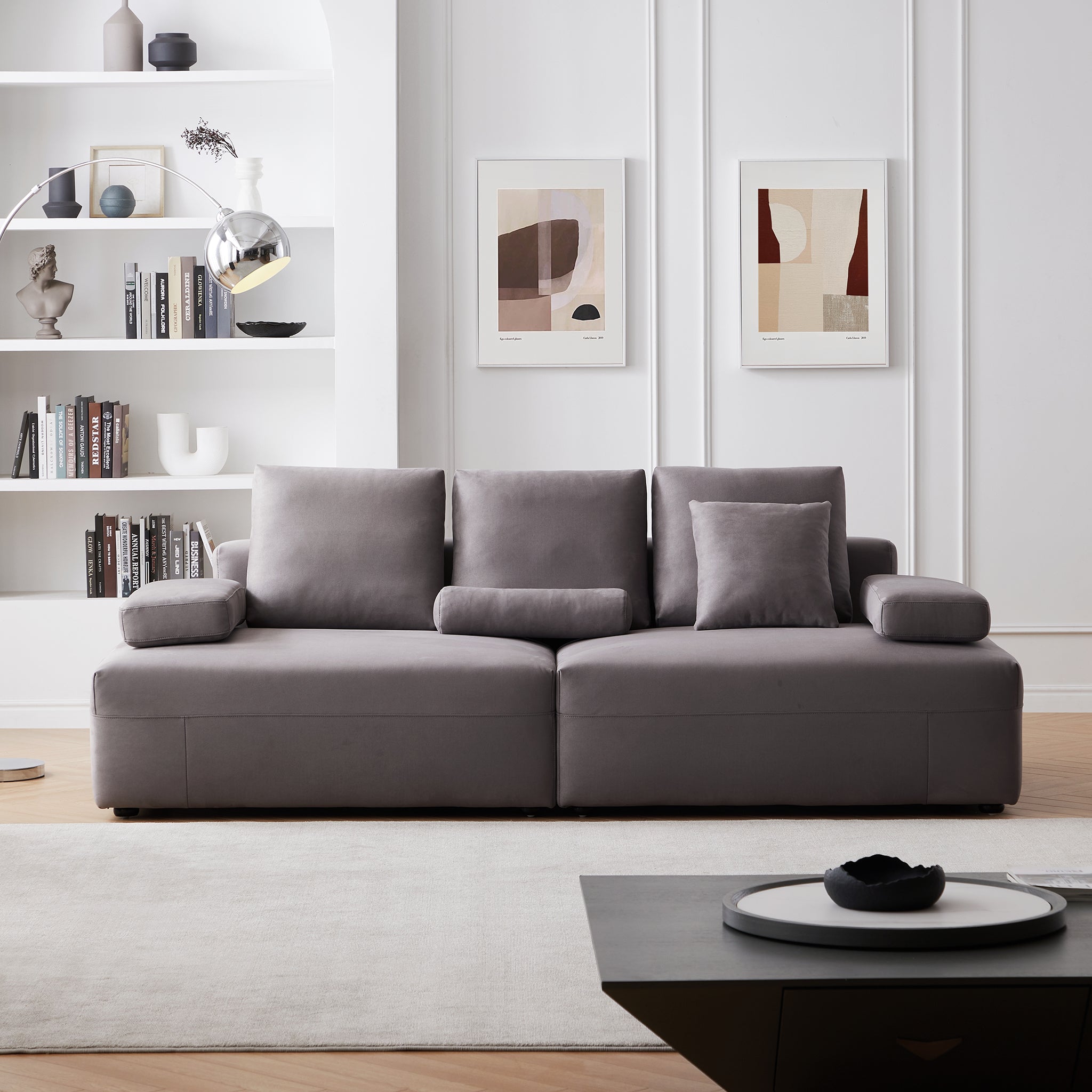 Composition Wabi-Sabi Beige Sofa