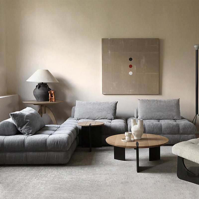 Block Modular Gray Sectional
