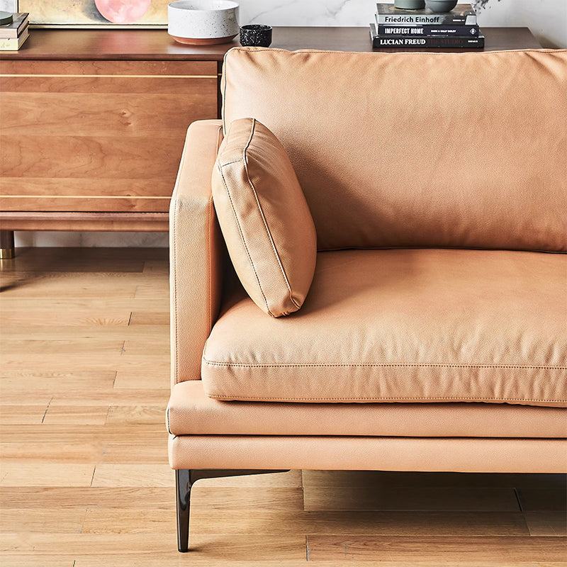 Chic Camel Leathaire Couch