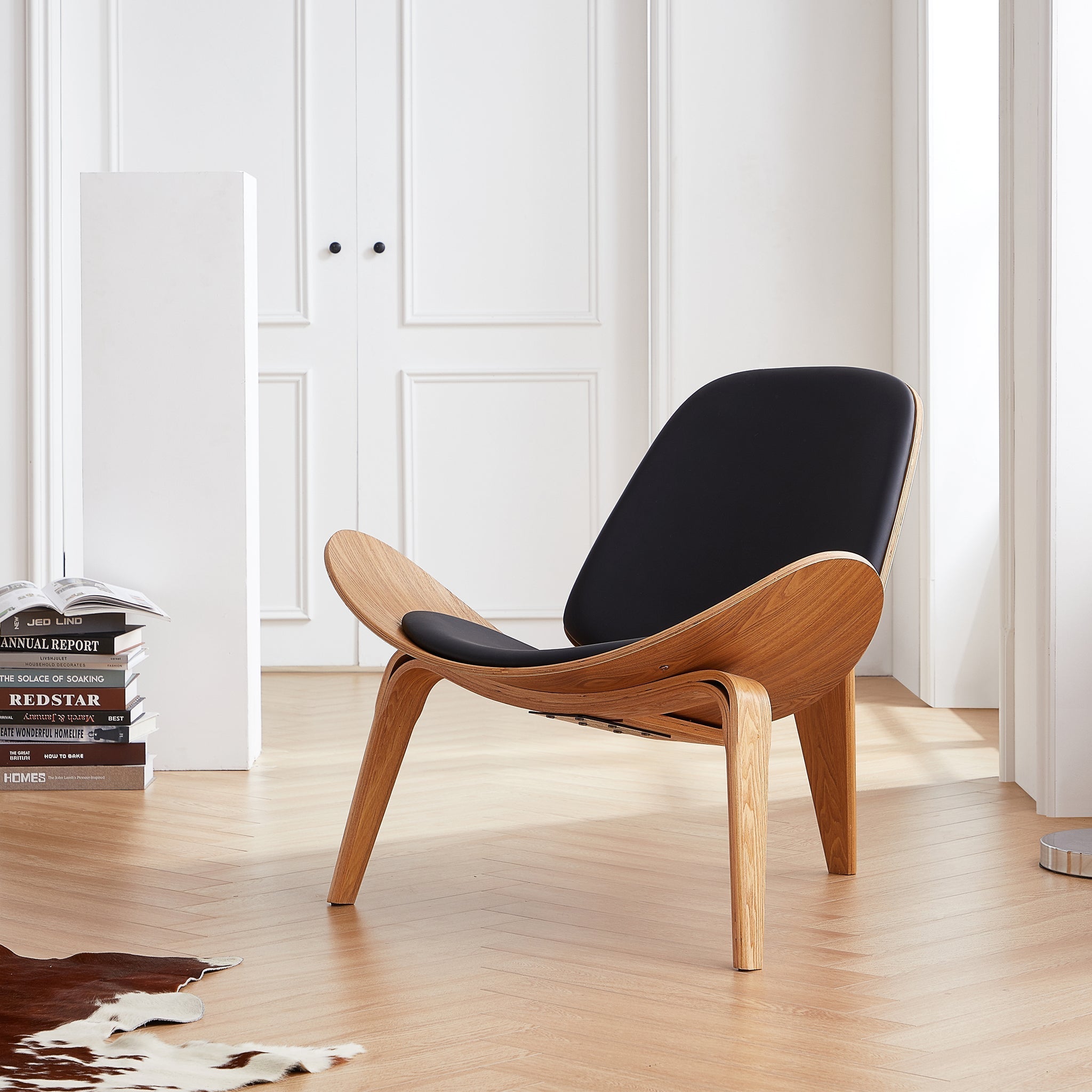 Mermaid Wegner White Shell Chair