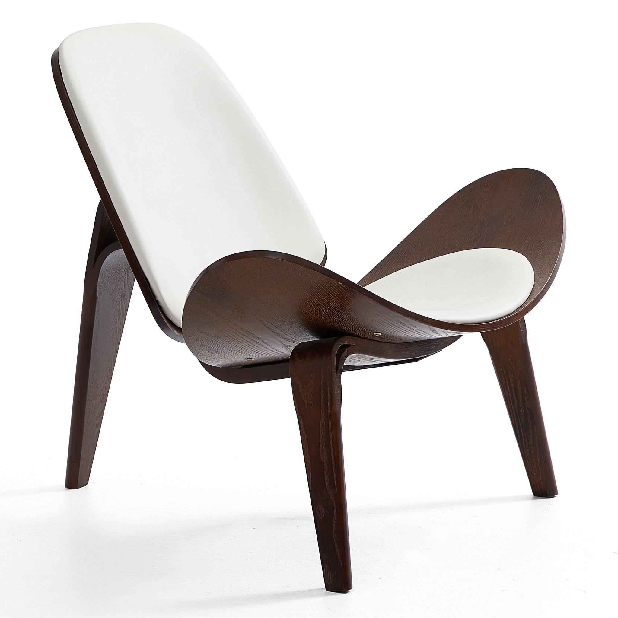Mermaid Wegner White Shell Chair