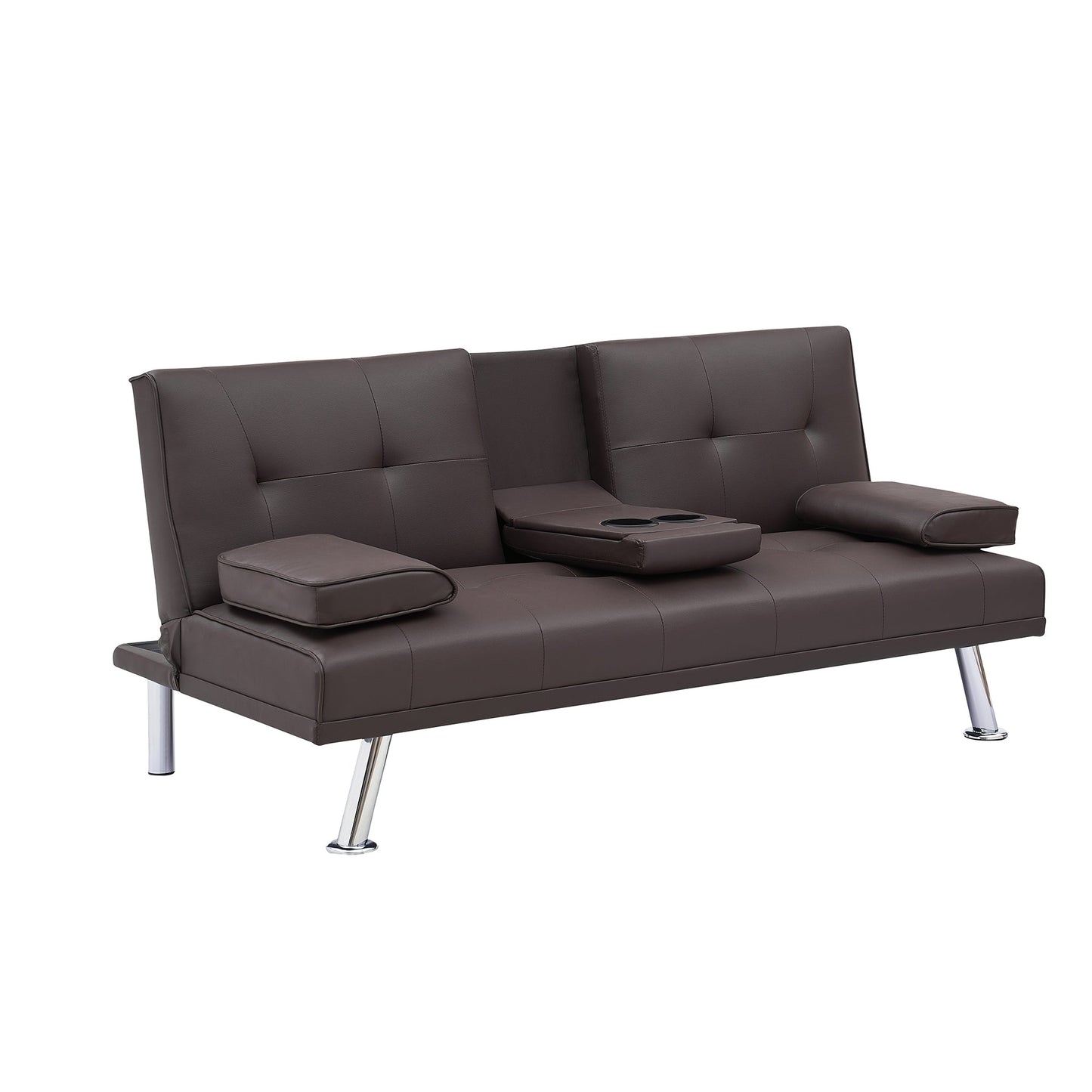 Canapé-lit double pliant multifonctionnel en polyuréthane 67 avec table basse