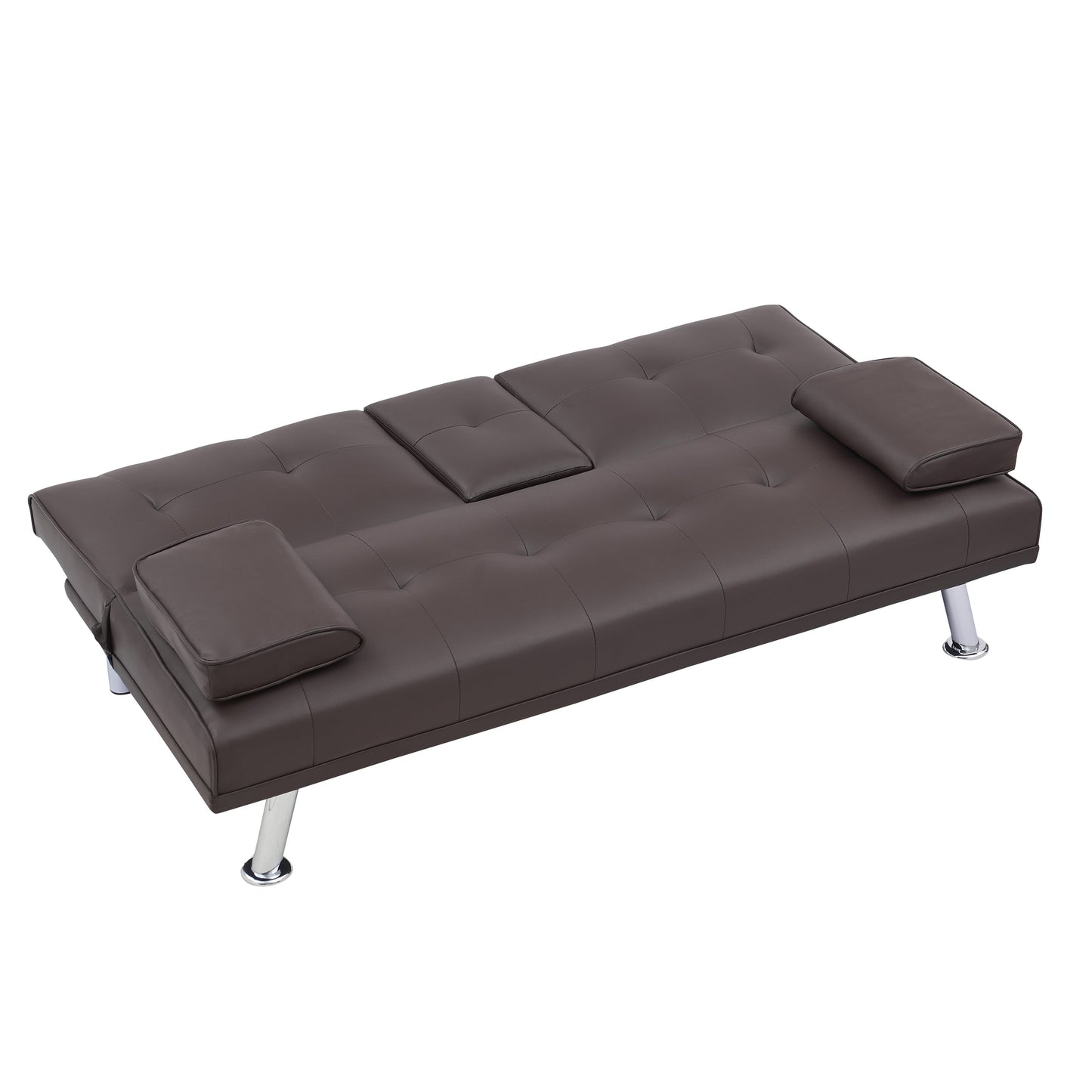 Canapé-lit double pliant multifonctionnel en polyuréthane 67 avec table basse