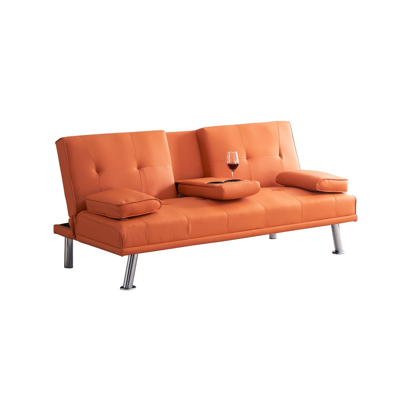 Canapé-lit double pliant multifonctionnel en polyuréthane 67 avec table basse