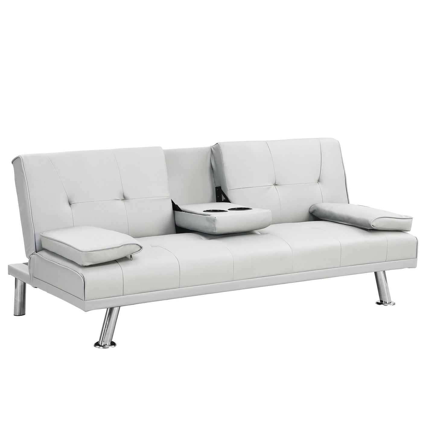 Canapé-lit double pliant multifonctionnel en polyuréthane 67 avec table basse