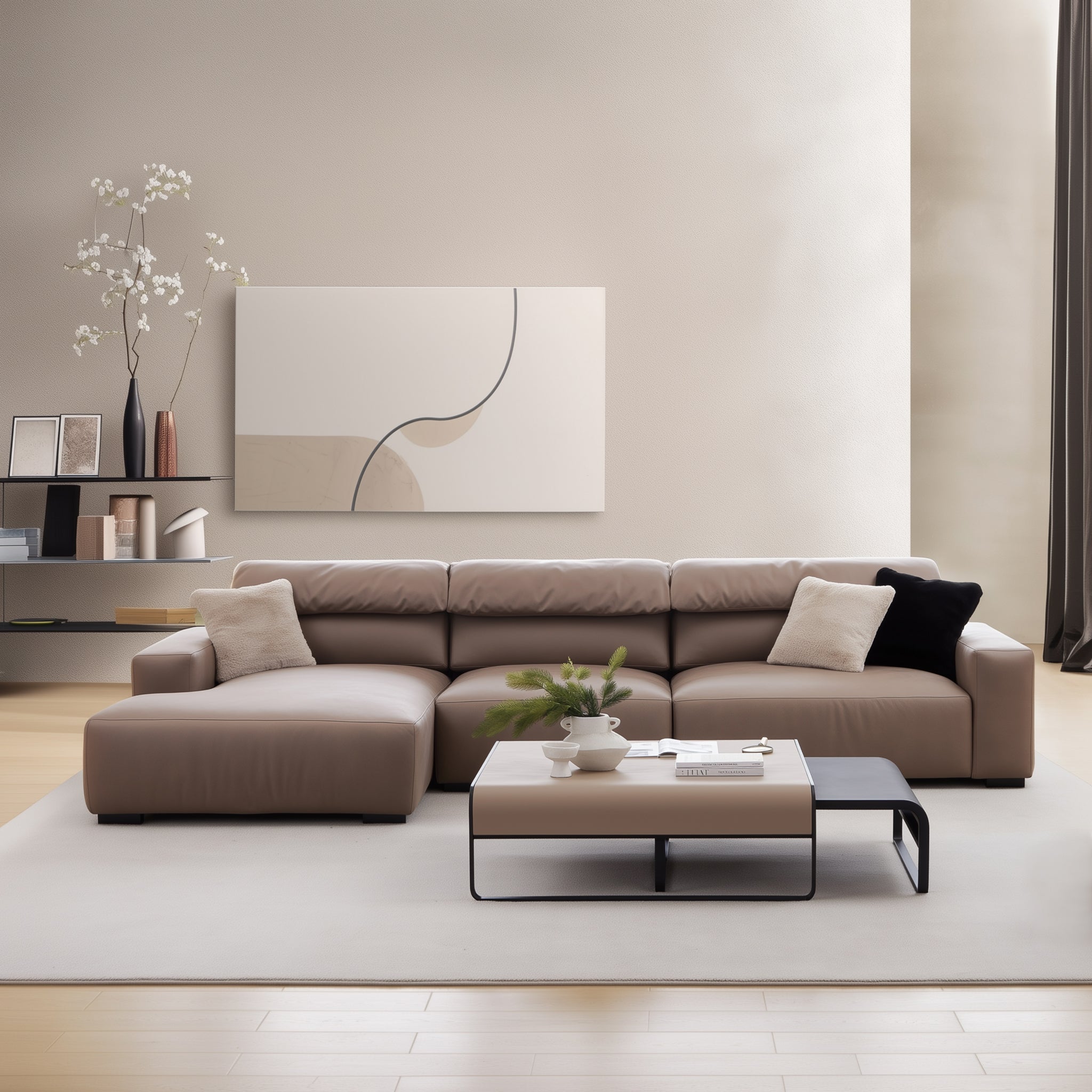 Chestnut Sectional