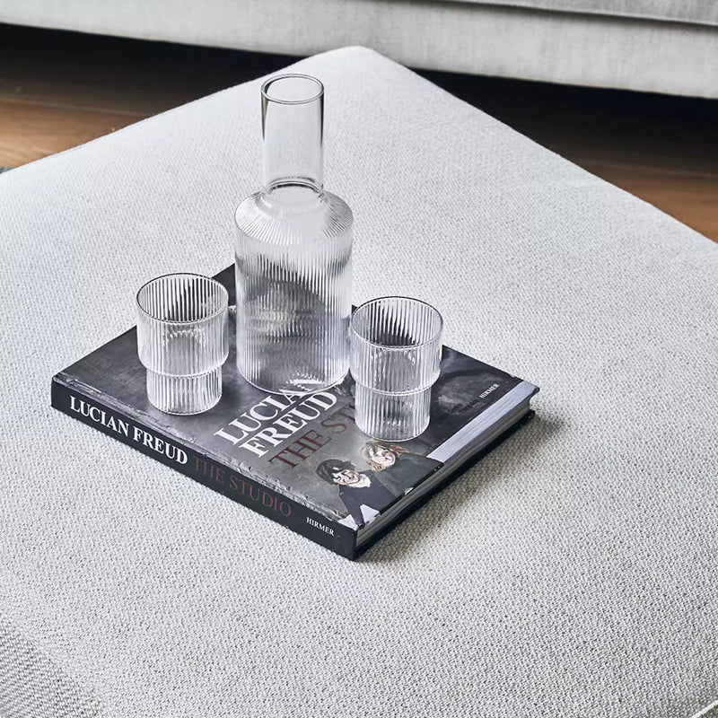Bel Modern Gray Fabric Sectional