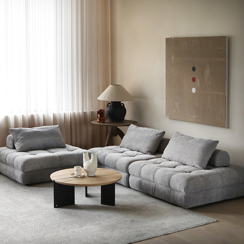 Block Modular Gray Sectional