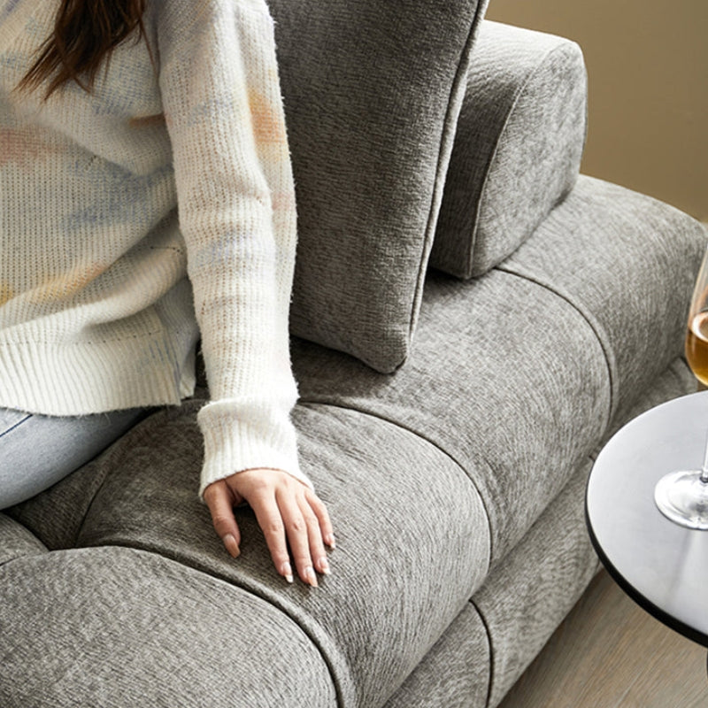Block Modular Gray Sectional