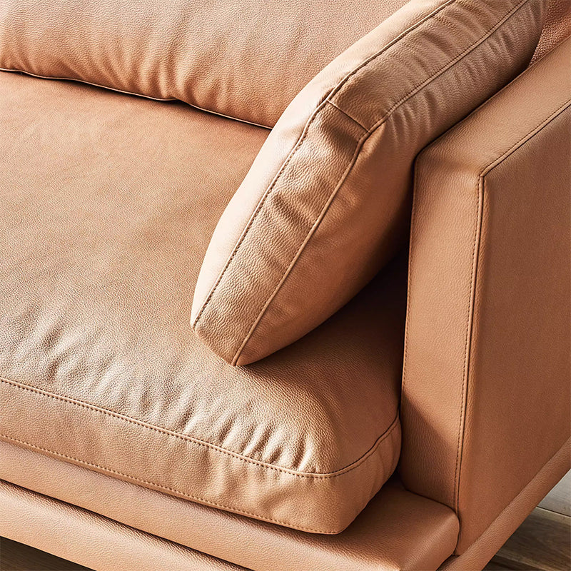 Chic Camel Leathaire Couch