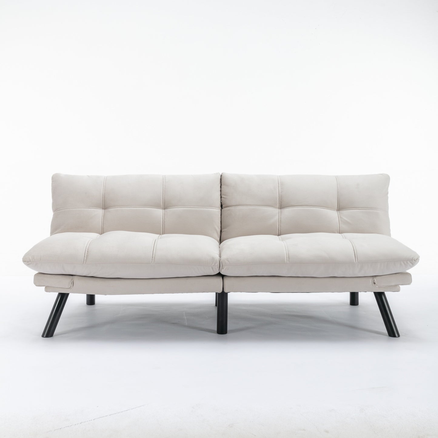 Canapé convertible moderne en tissu de 70,9 pouces avec dossier réglable