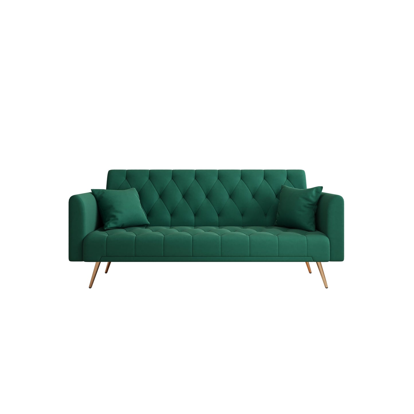 Canapé-lit double convertible rembourré - 19,00 x 71,00 x 30,00