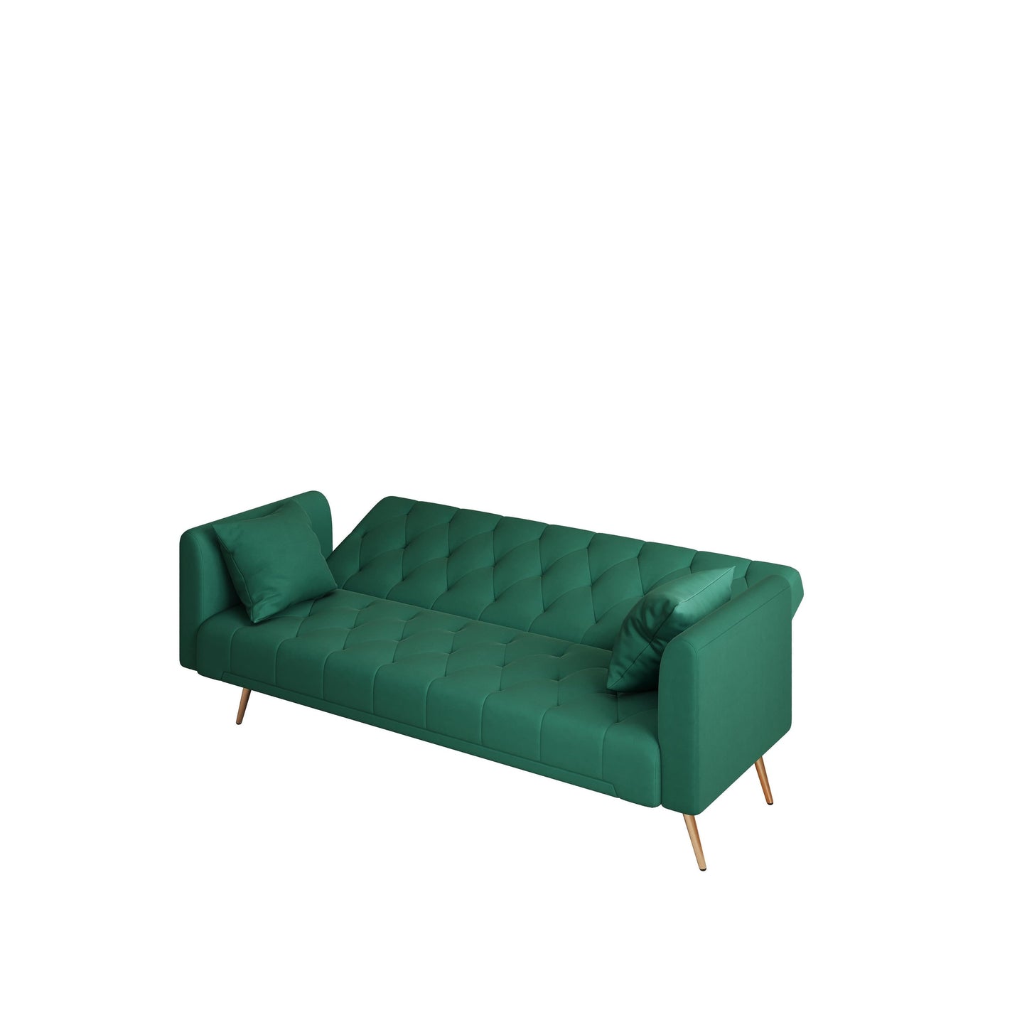 Canapé-lit double convertible rembourré - 19,00 x 71,00 x 30,00