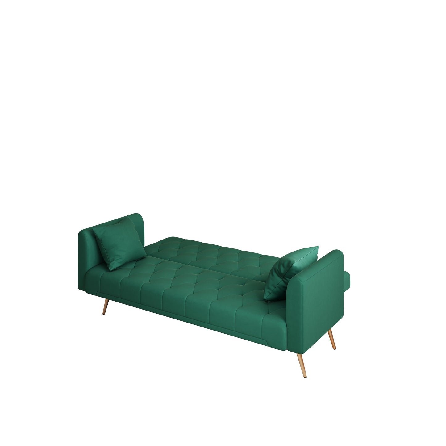 Canapé-lit double convertible rembourré - 19,00 x 71,00 x 30,00