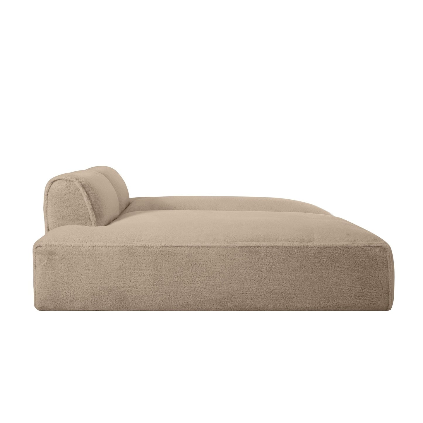 Canapé-lit modulaire surdimensionné de 72 pouces, spacieux et rempli de mousse compressée