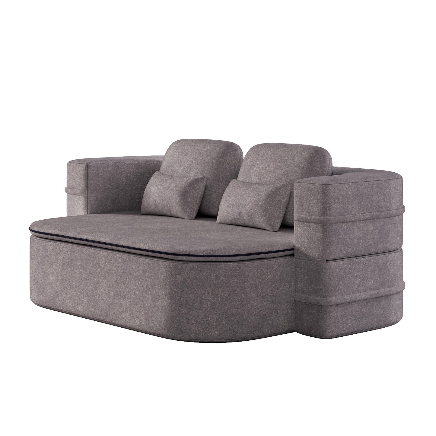Canapé-lit pliable 2 en 1 75'', convertible en mousse chenille, avec couverture multifonctionnelle, canapé de salon