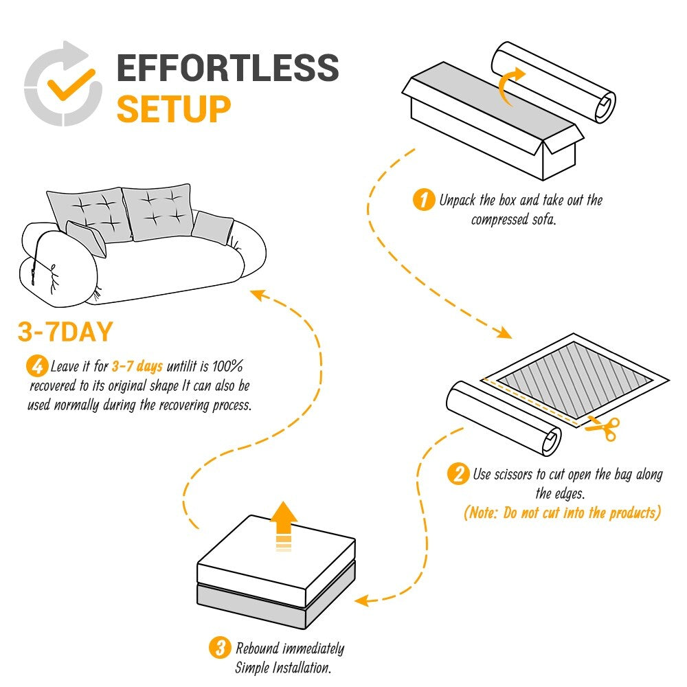 Canapé-lit 3 places modulable Teddy 78.7, convertible
