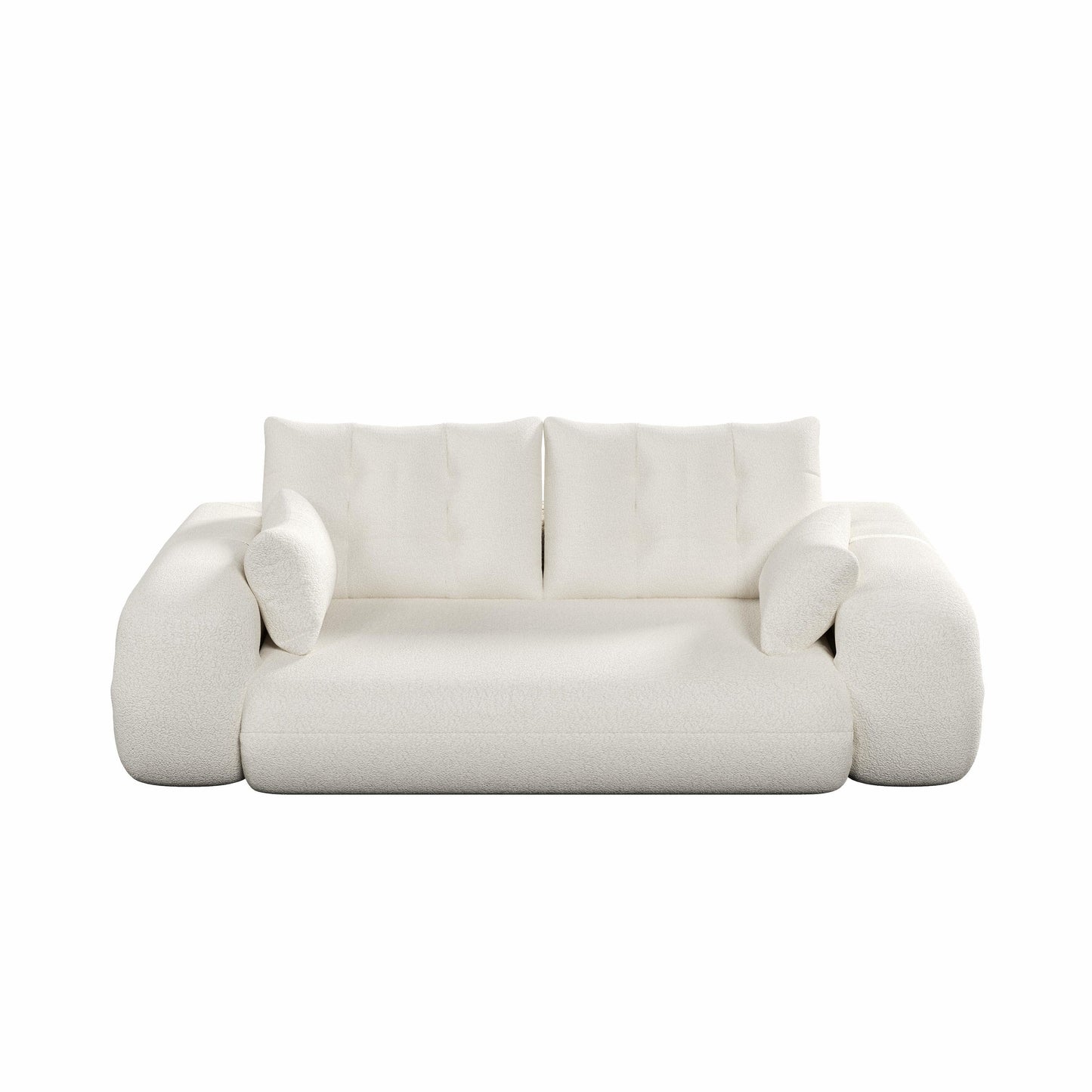 Canapé-lit 3 places modulable Teddy 78.7, convertible
