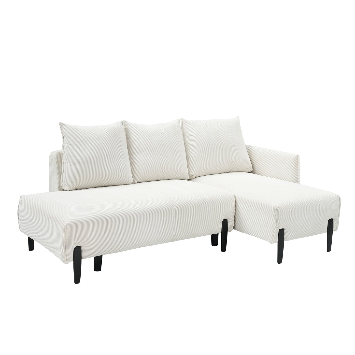 Canapé de 79,50 pouces de long, avec des sièges spacieux et confortables, pour appartement, bureau, salon