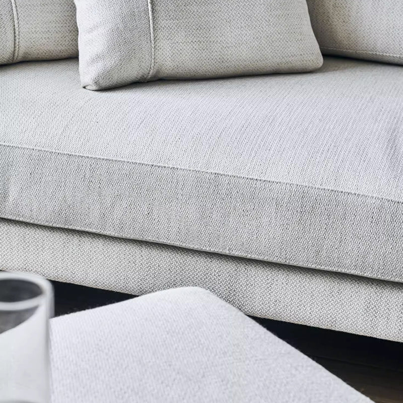Bel Modern Gray Fabric Sectional