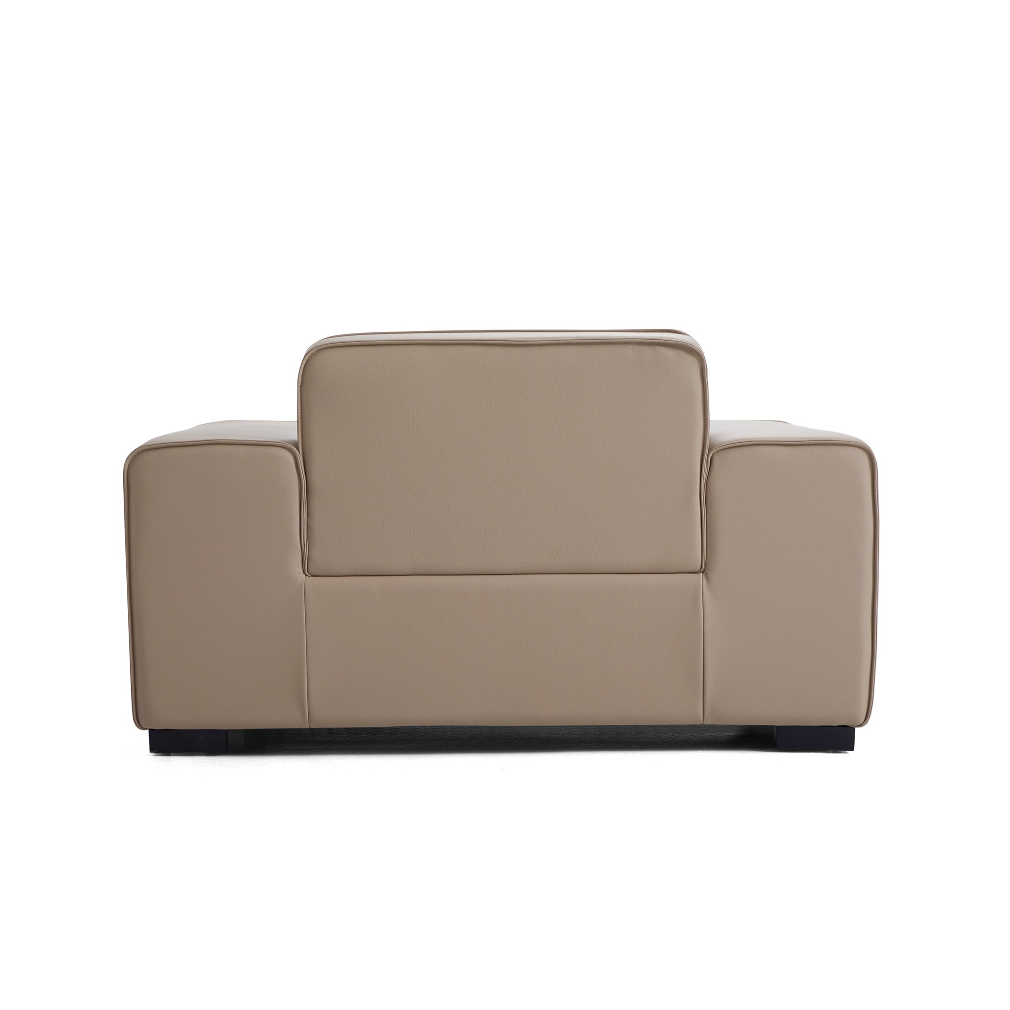 Domus Modular Brown Leather Armchair