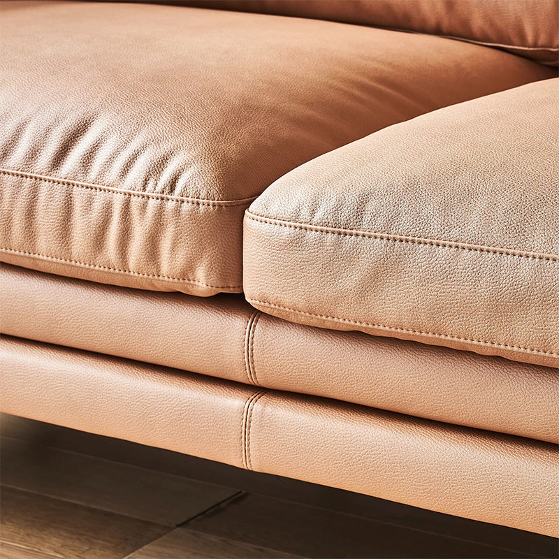Chic Camel Leathaire Couch