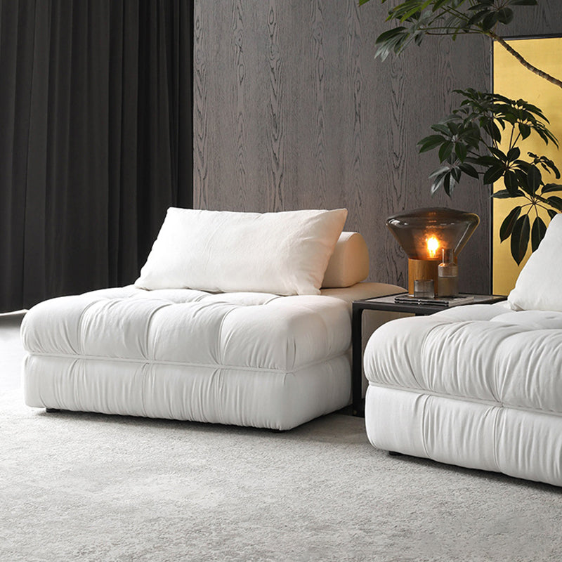 Block Modular White Sectional