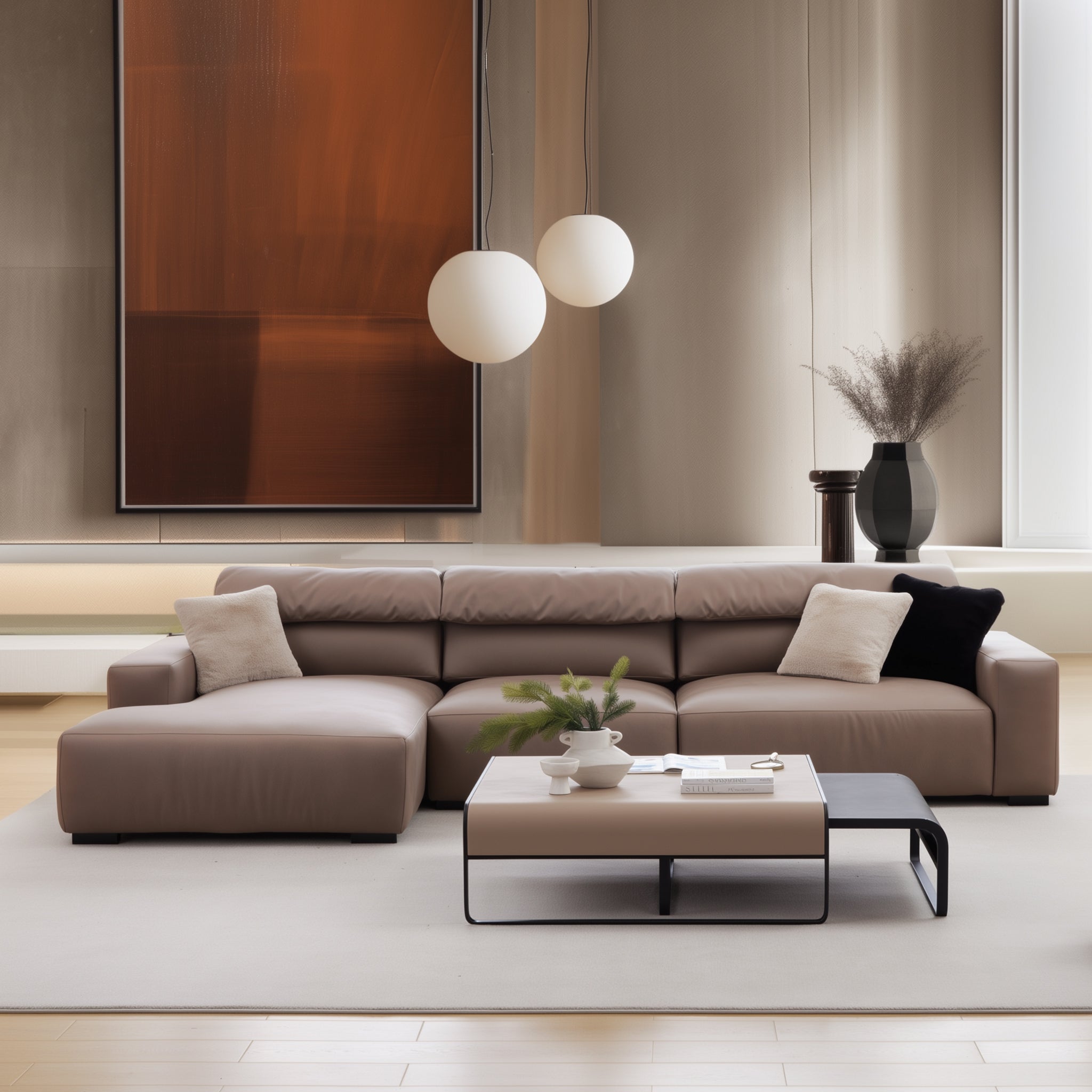 Chestnut Sectional