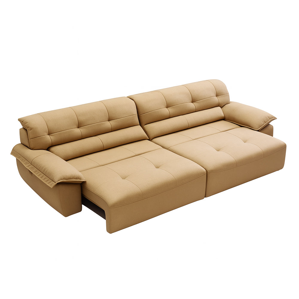 Ridhay Leather Sleeper Sofa